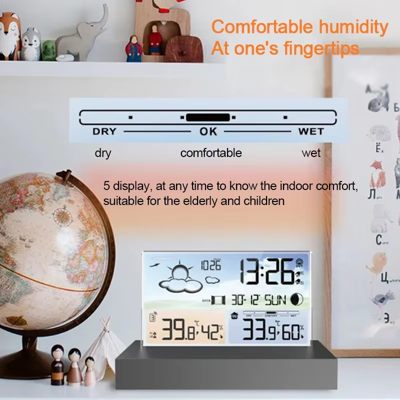 Transparant weerstation binnen - Wireless Weather Station Indoor Outdoor recensie en prijs