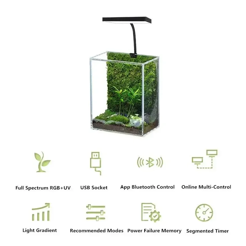 WEEK AQUA Mag Pro USB Nano Aqu - Plant Grow Light Full Spectrum Clip On recensie en prijs