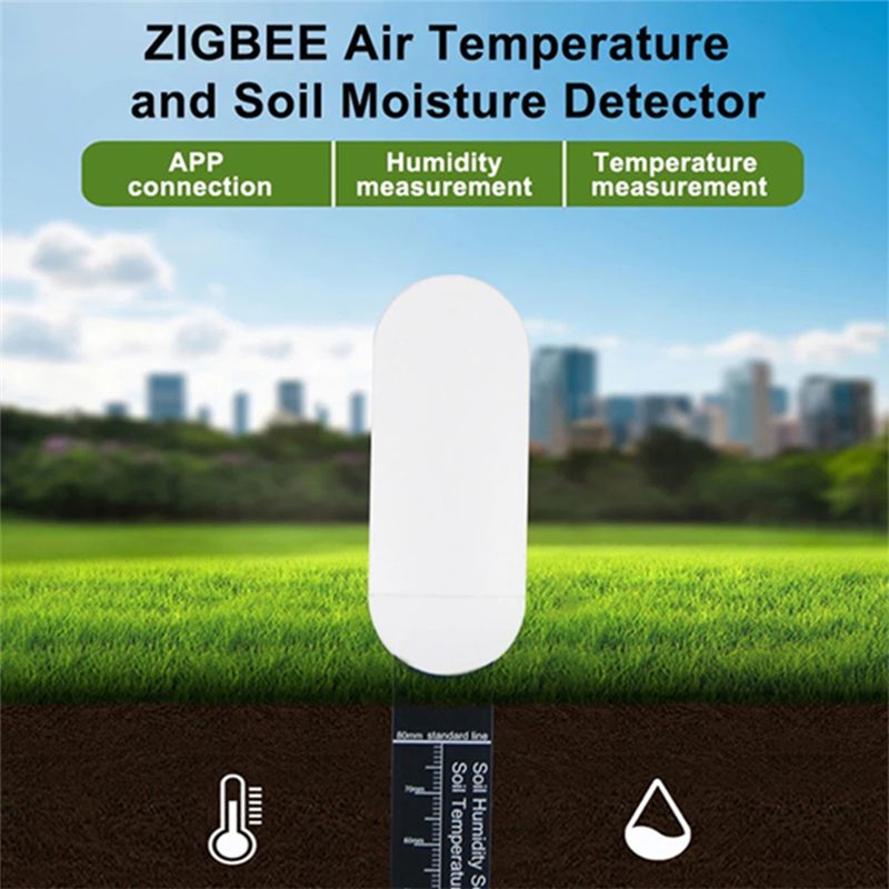 Vochtigheids- en temperatuurme - Smart Plant Sensor Soil Moisture Meter recensie en prijs