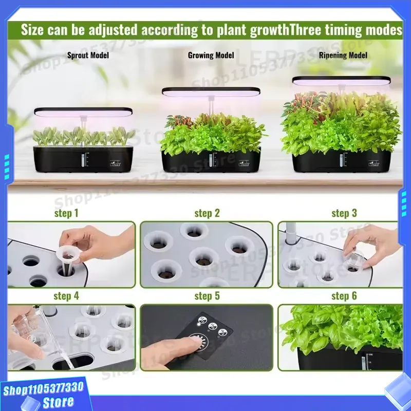 Slim Hydroponisch Kweeksysteem - Indoor Herb Garden Grow Light Smart Kit recensie en prijs