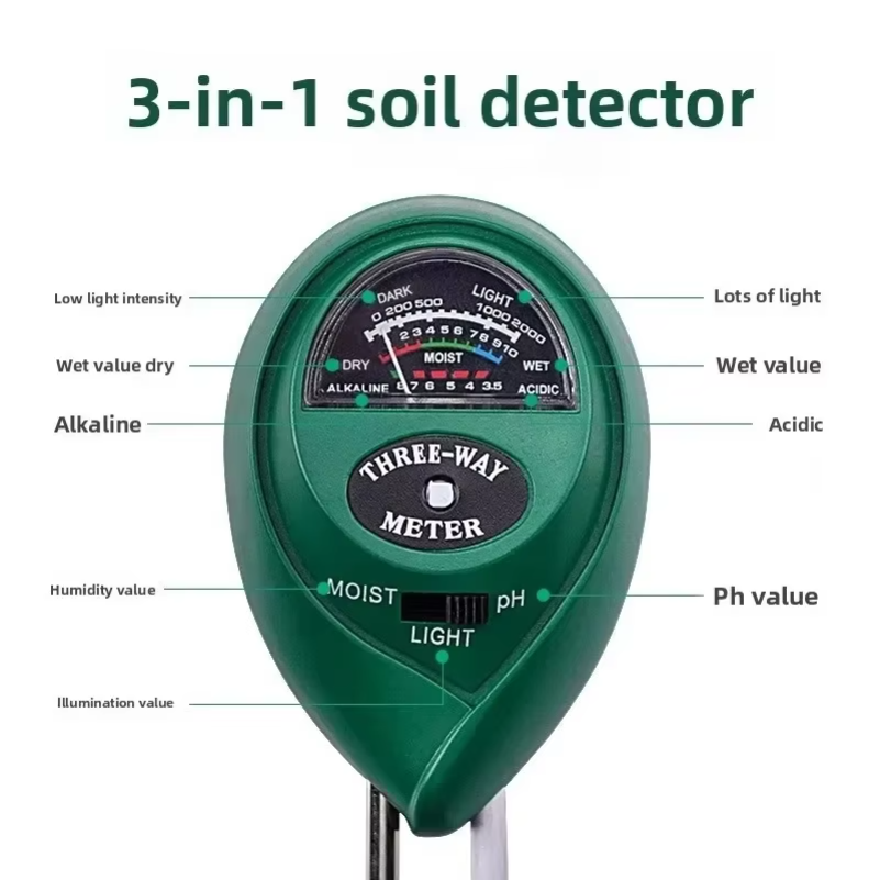 3-in-1 Bodem-pH-meter, zonlich - Soil Ph Meter 3 In 1 Moisture Sunlight recensie en prijs