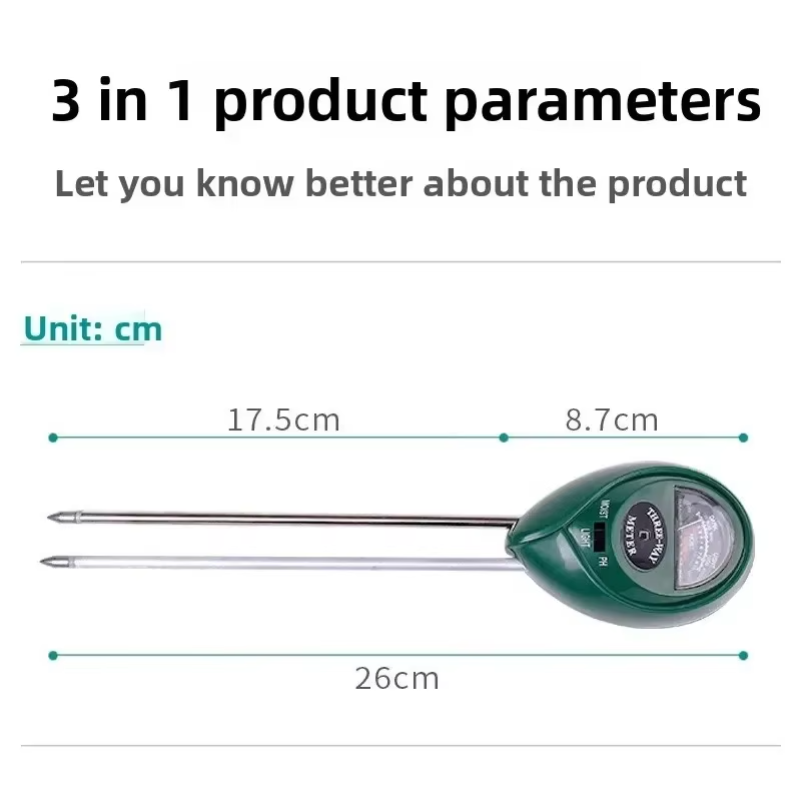 3-in-1 Bodem-pH-meter, zonlich - Soil Ph Meter 3 In 1 Moisture Sunlight recensie en prijs