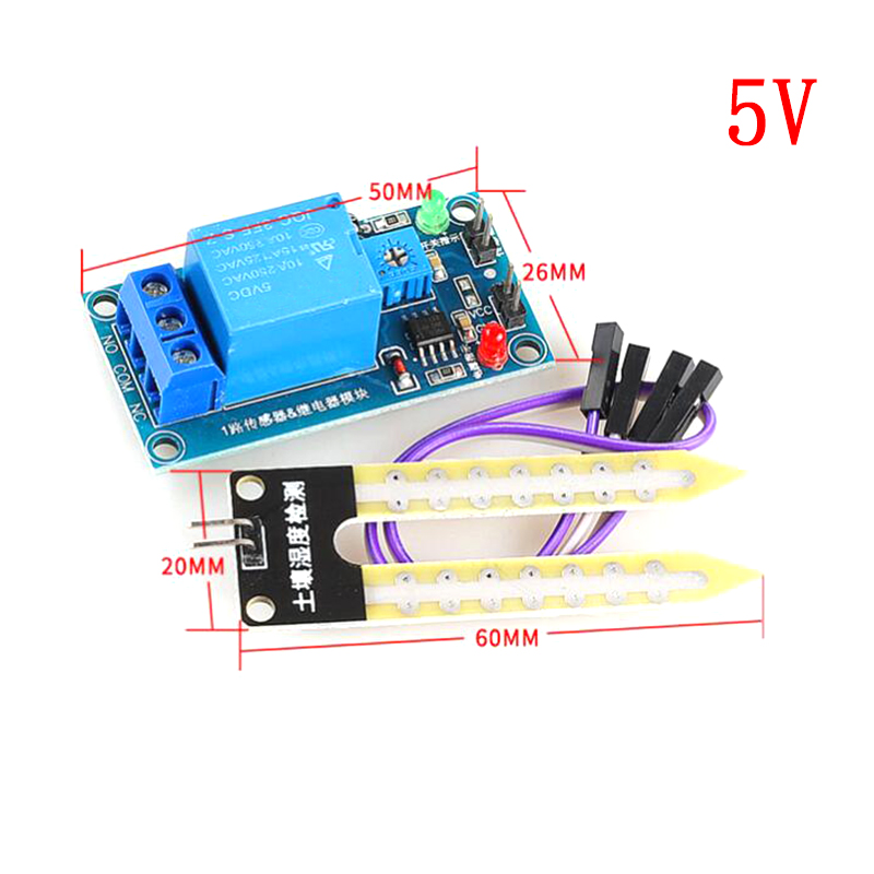 Capacitieve bodemvochtsensormo - Soil Moisture Sensor Relay Module Arduino recensie en prijs