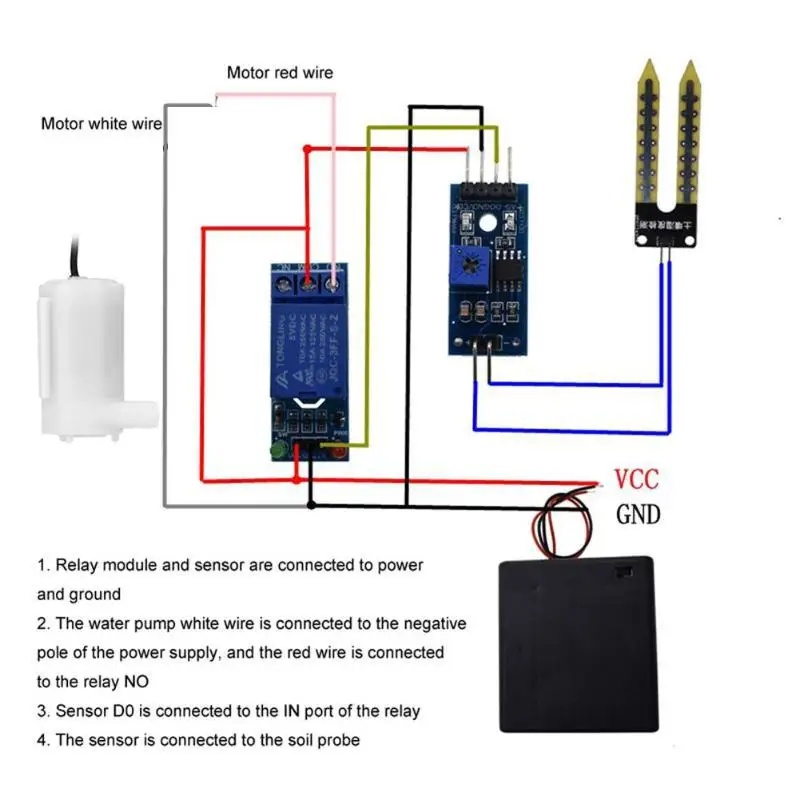 16PCS/set Automatische irrigat - Soil Moisture Sensor Relay Module Arduino recensie en prijs