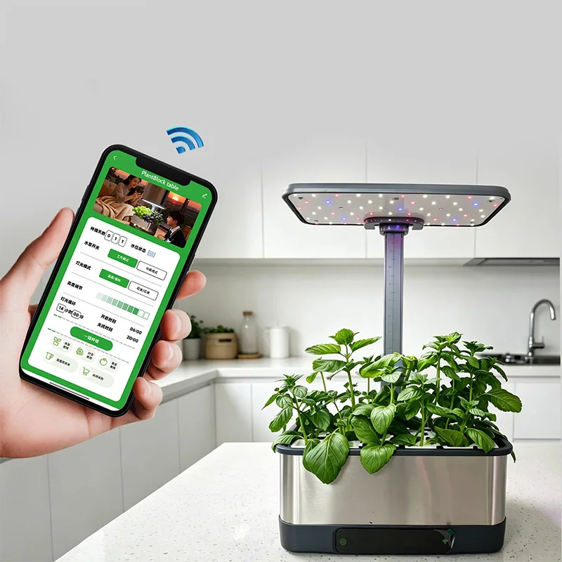Hydroponisch kweeksysteem, een - Indoor Herb Garden Grow Light Smart Kit recensie en prijs