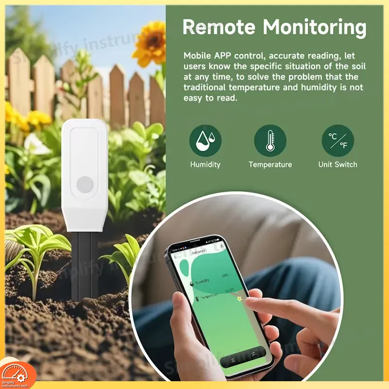 Slimme WiFi-bodemvochtsensor T - Wifi Soil Moisture Sensor Garden App recensie en prijs