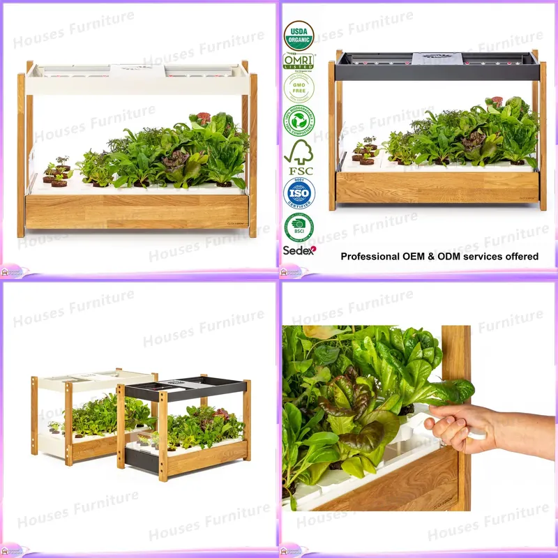Slim verticaal hydroponisch sy - Indoor Herb Garden Grow Light Smart Kit recensie en prijs