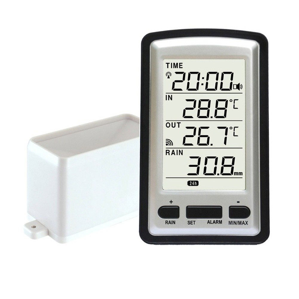 Digitaal draadloos regenmeter- - Wireless Weather Station Indoor Outdoor recensie en prijs